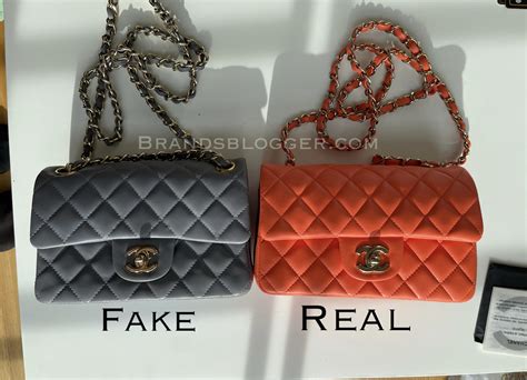 chanel vs replica side by side|can you spot a chanel.